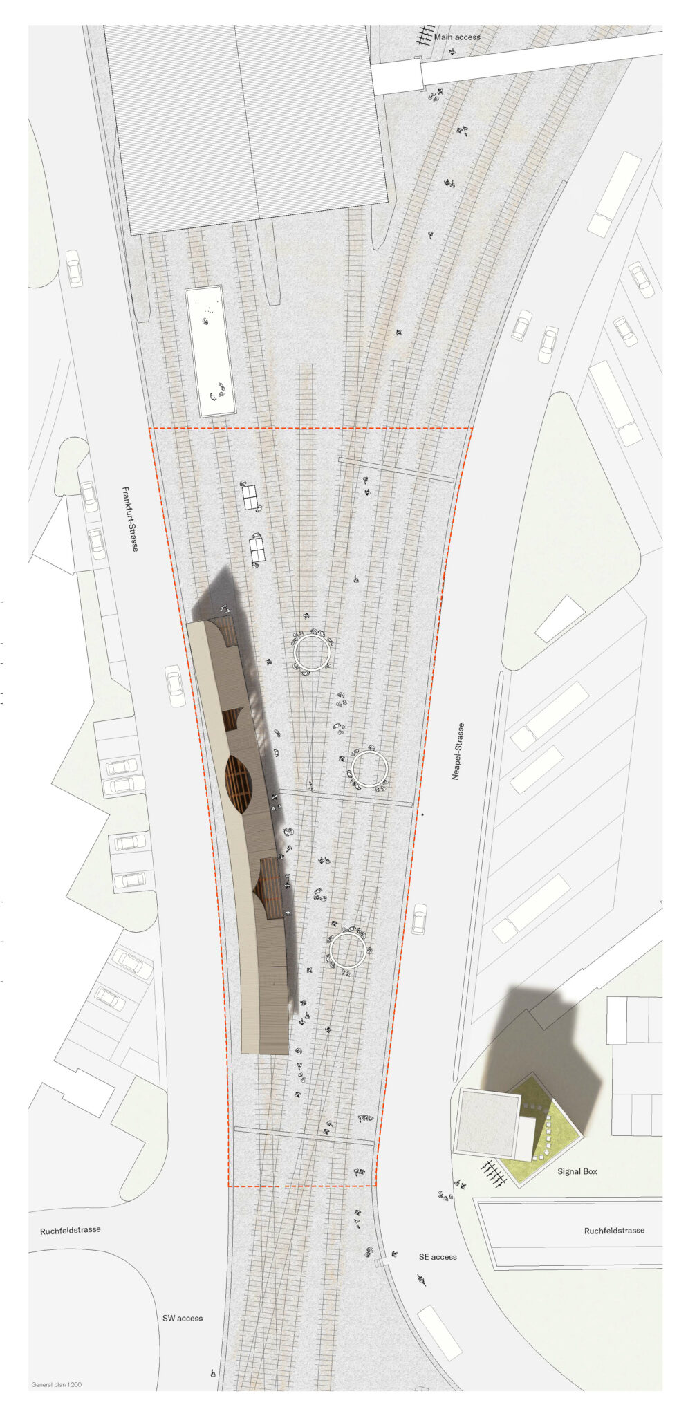 «Der Entwurf von isla nutzt die Gleise, anstatt sie zu ignorieren.» © isla