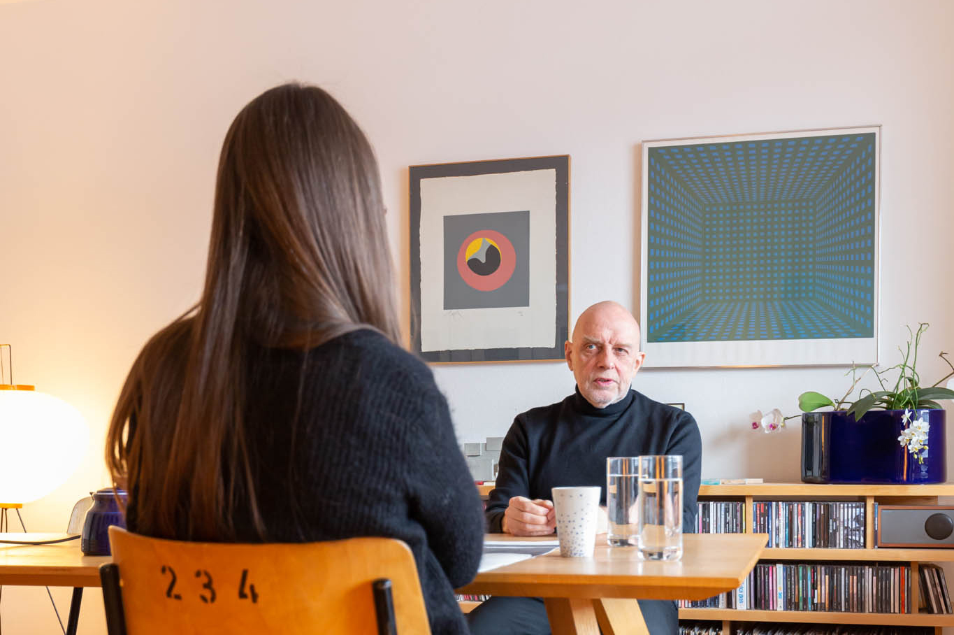 Bruno Trinkler "Ich wusste nie genau, hasst er mich oder liebt er mich. Es war extrem." © Armin Schärer / Architektur Basel