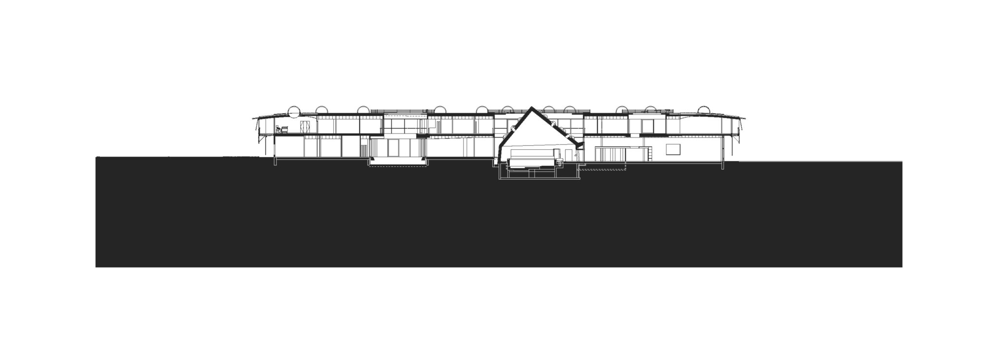 Querschnitt durch das Gebäude © Herzog & de Meuron