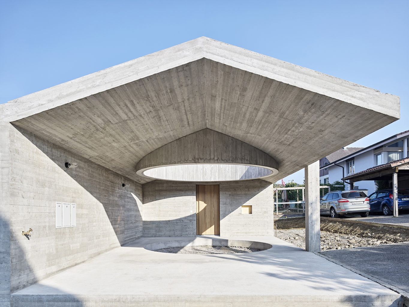 Ein rundes Ankommen, Wohnhaus W, Seltisberg © Mark Niedermann Photography