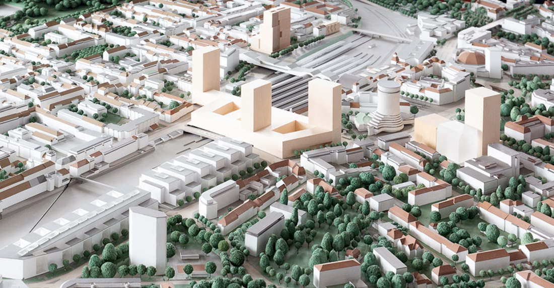 Nauentor im Stadtmodell © Architektur Basel