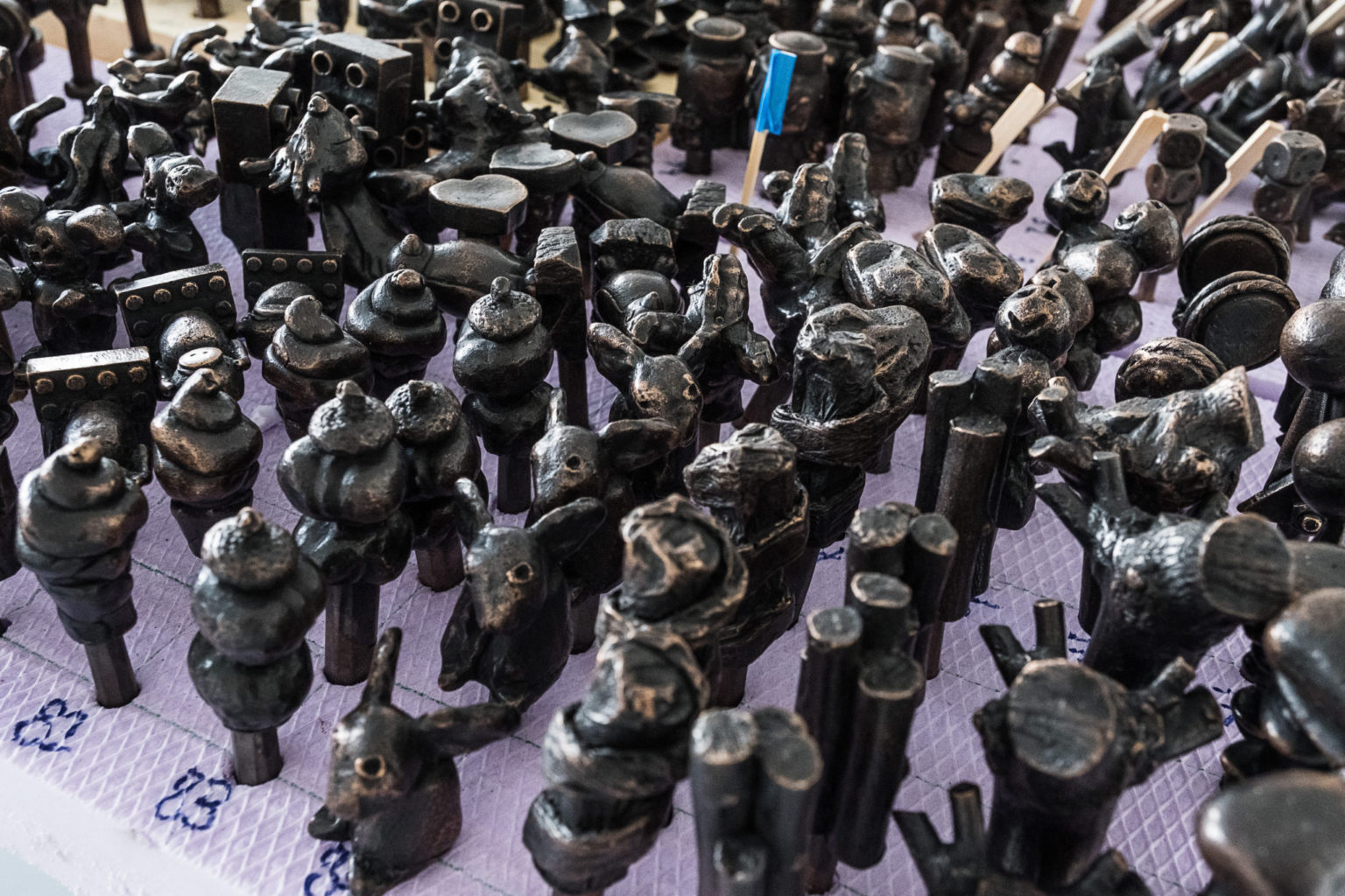 Die fertigen Bronzesplastiken | Foto: © Marcel Scheible