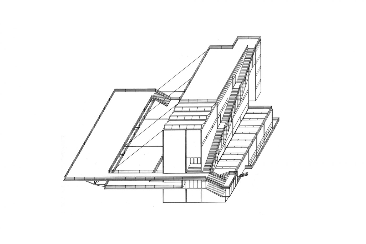 Wettbewerbsentwurf Petersschule, 1926, Basel © Stiftung Bauhaus Dessau (Meyer) / Hans-Jakob Wittwer (Wittwer)