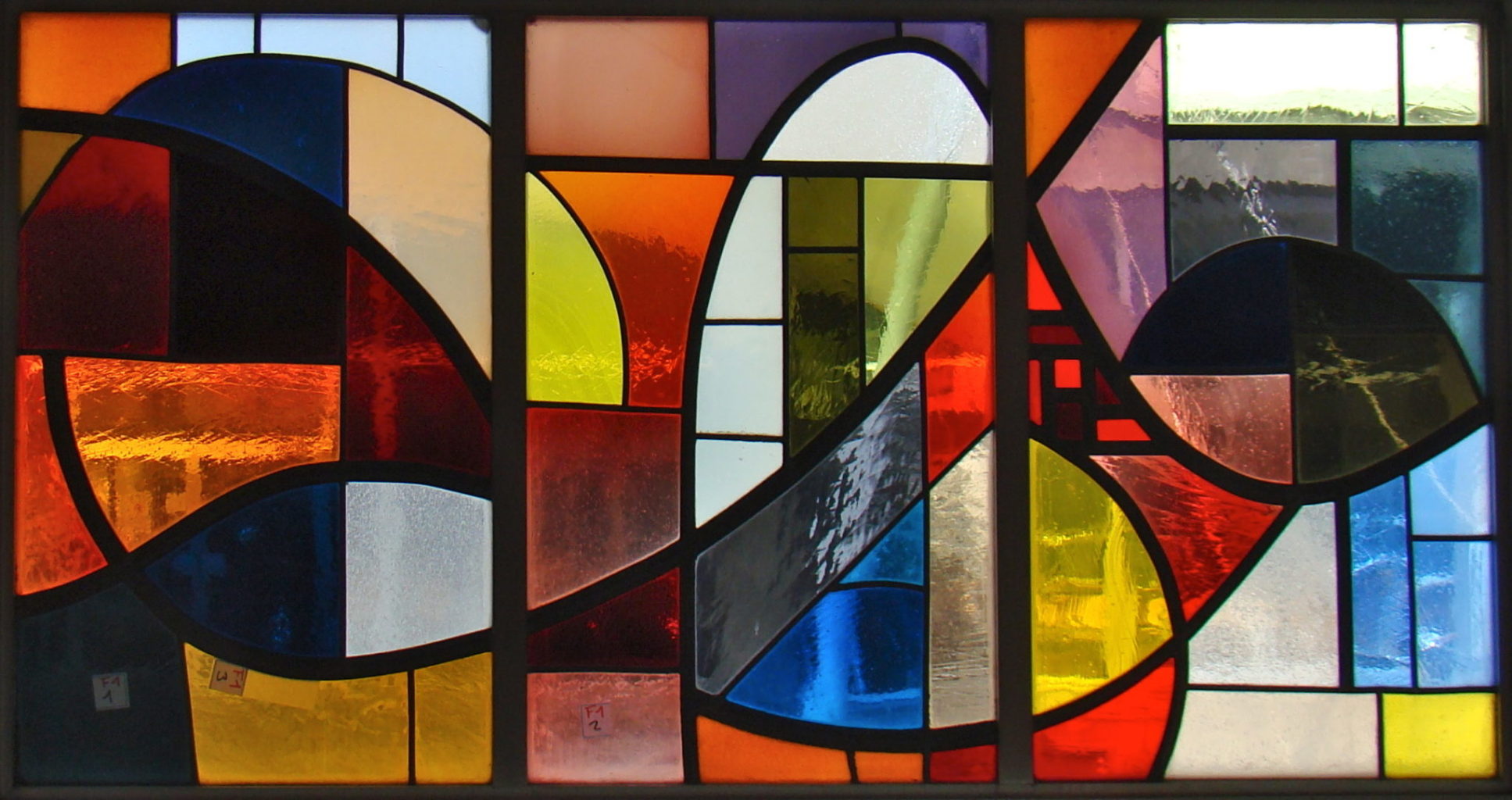 Fenster der Südosthalle des Hofumgangs, zweites Element von rechts