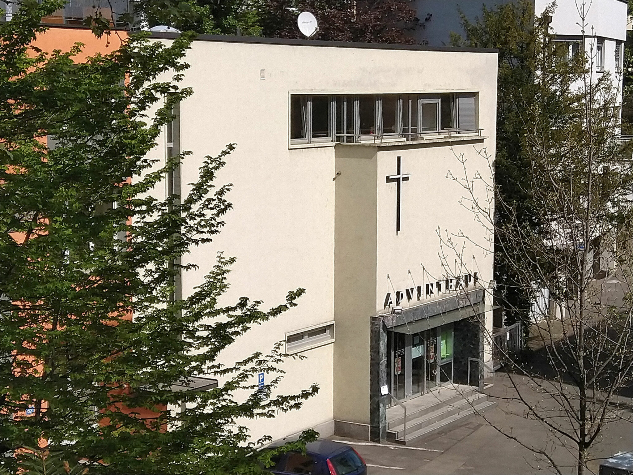 Aussenansicht Adventhaus heute. Foto: CBS KULTUR INFO
