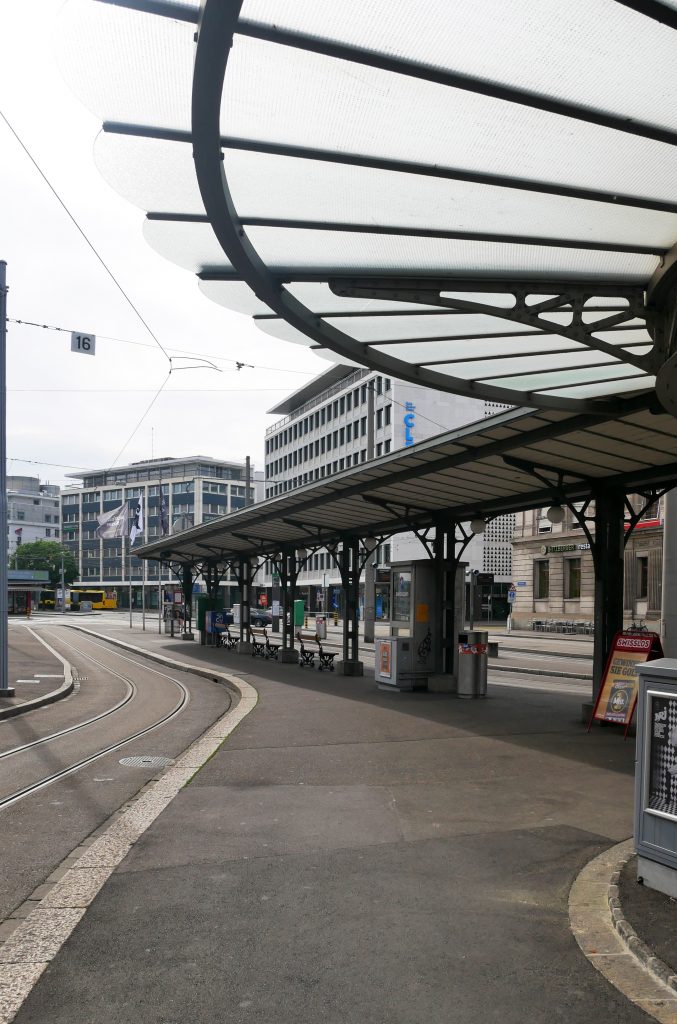Tramhaltestelle von Gustav und Julius Kelterborn, Bild: © Architektur Basel