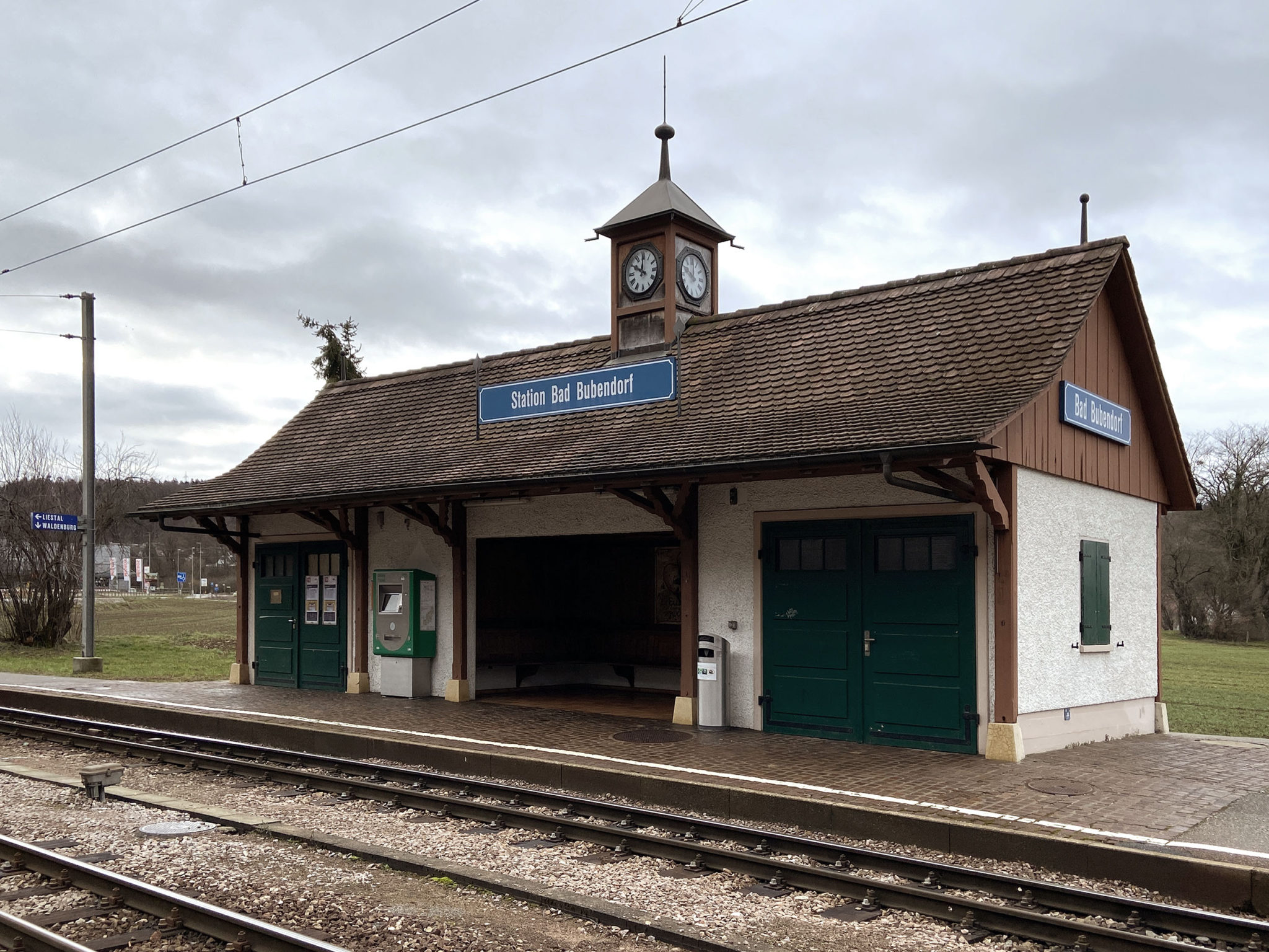 Historisches Stationsgebäude der Waldenburgerbahn © Simon Heiniger / Architektur Basel
