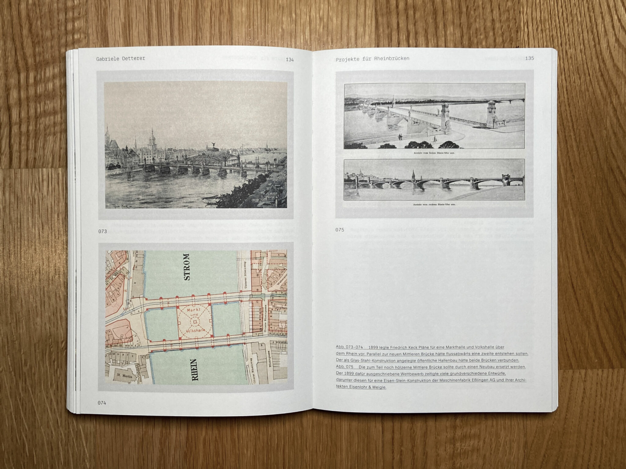 Eine Doppelbrücke über den Rhein? Dazu kams nie...