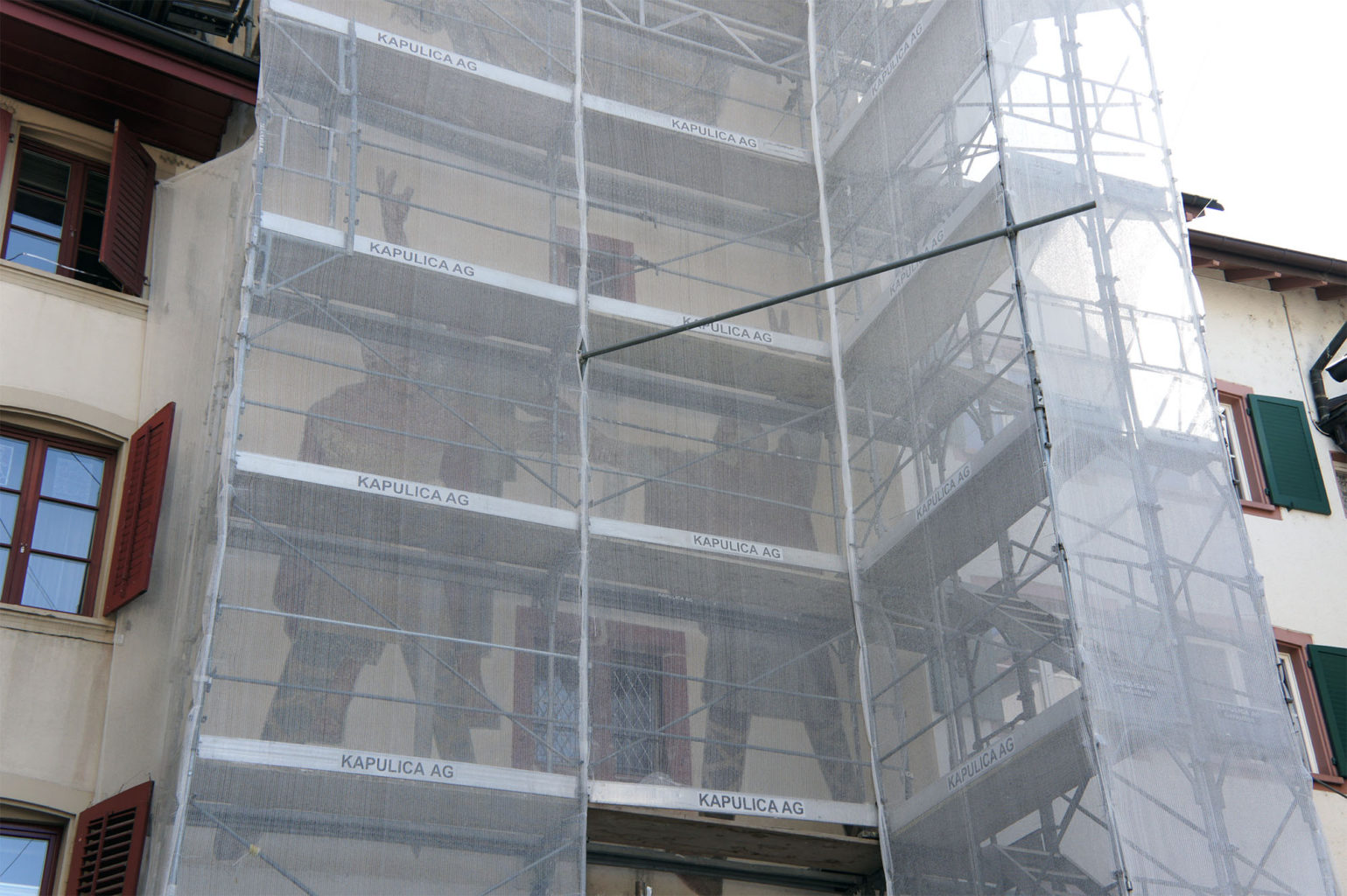 Renovationsarbeiten am Törli, April 2018 © Architektur Basel