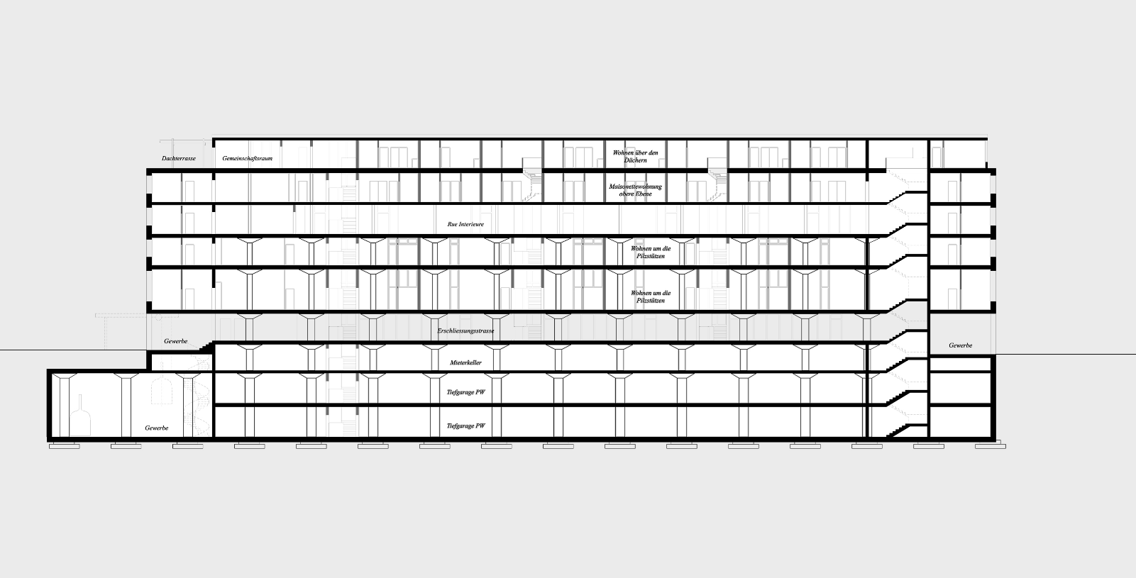 Umbau Weinlager Lysbüchel Süd © Esch Sintzel Architekten