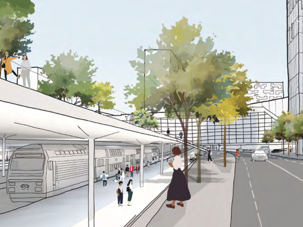 Entwicklungskonzept Stadtraum Bahnhof SBB Basel © Bau- und Verkehrsdepartement Basel-Stadt