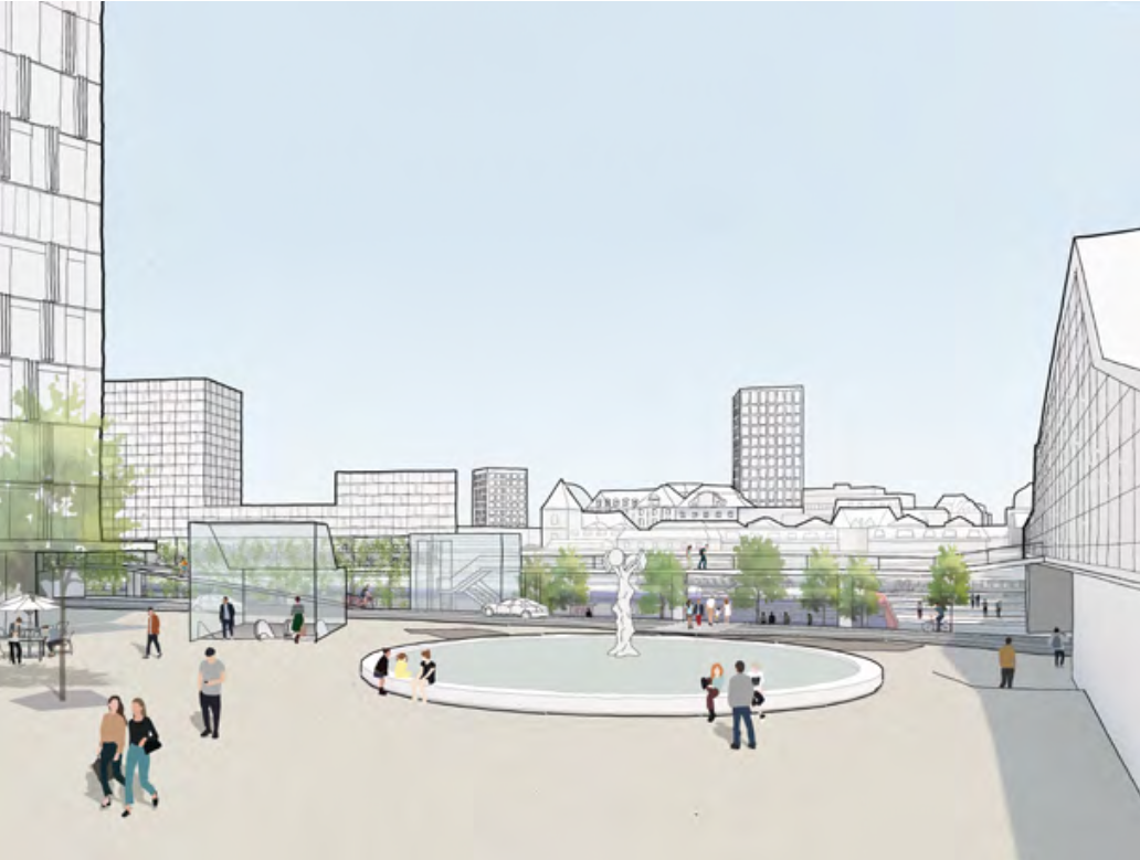 Entwicklungskonzept Stadtraum Bahnhof SBB Basel © Bau- und Verkehrsdepartement Basel-Stadt