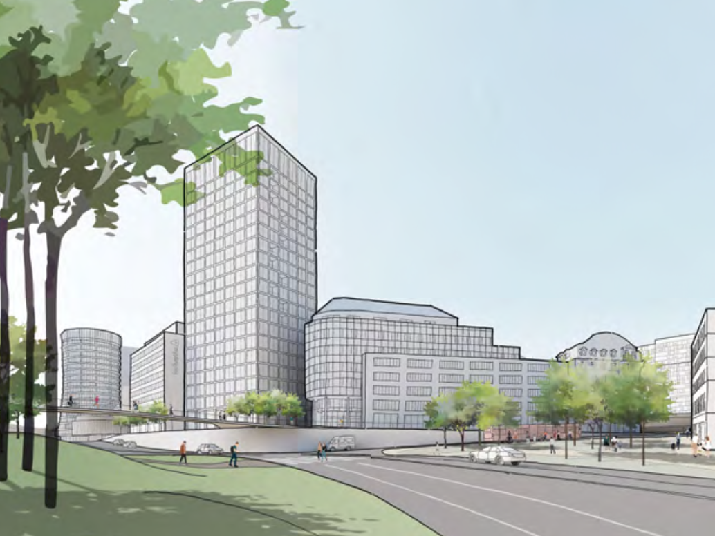 Entwicklungskonzept Stadtraum Bahnhof SBB Basel © Bau- und Verkehrsdepartement Basel-Stadt