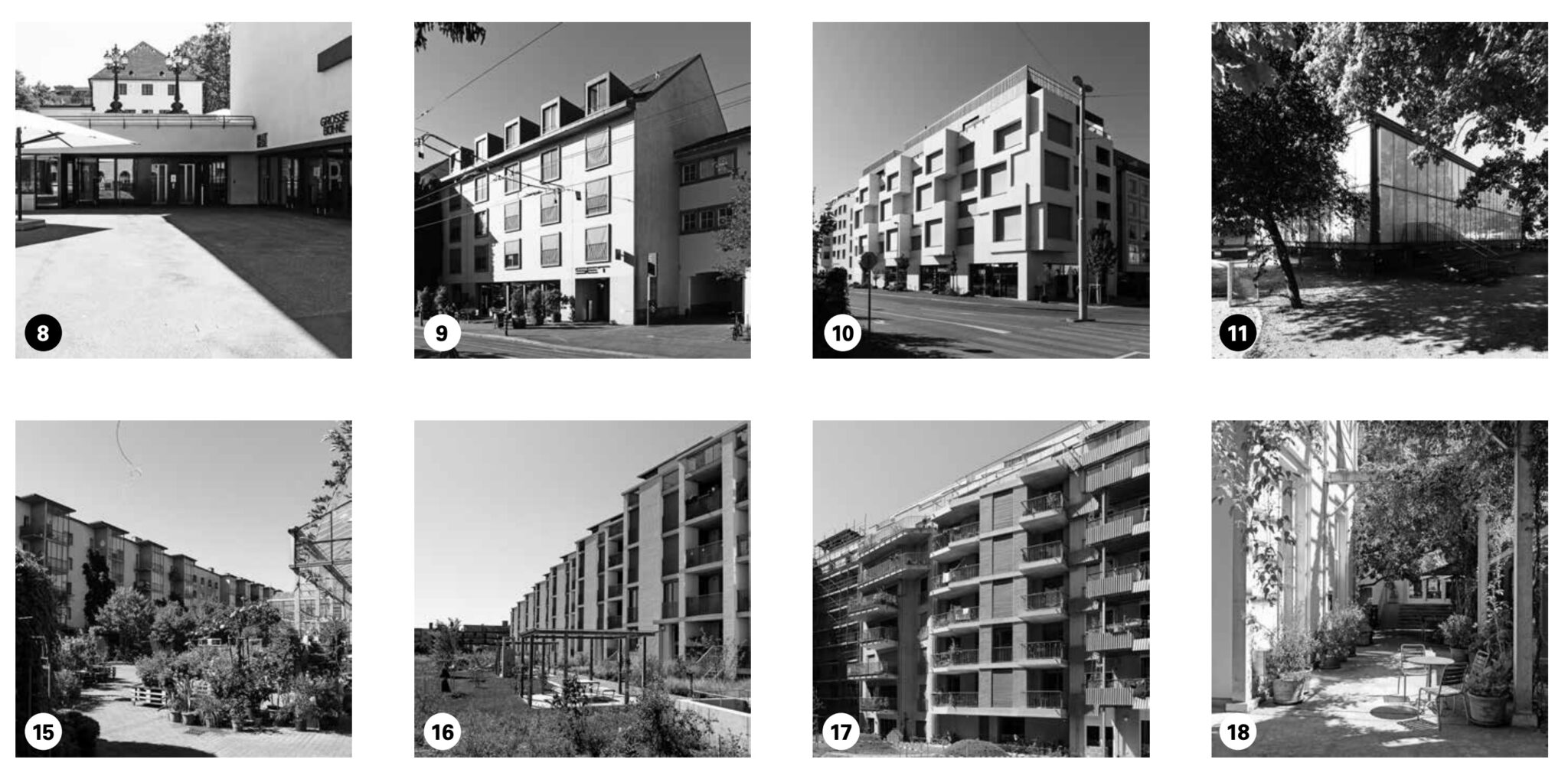 50 Bauten – fünf geführte Spaziergänge