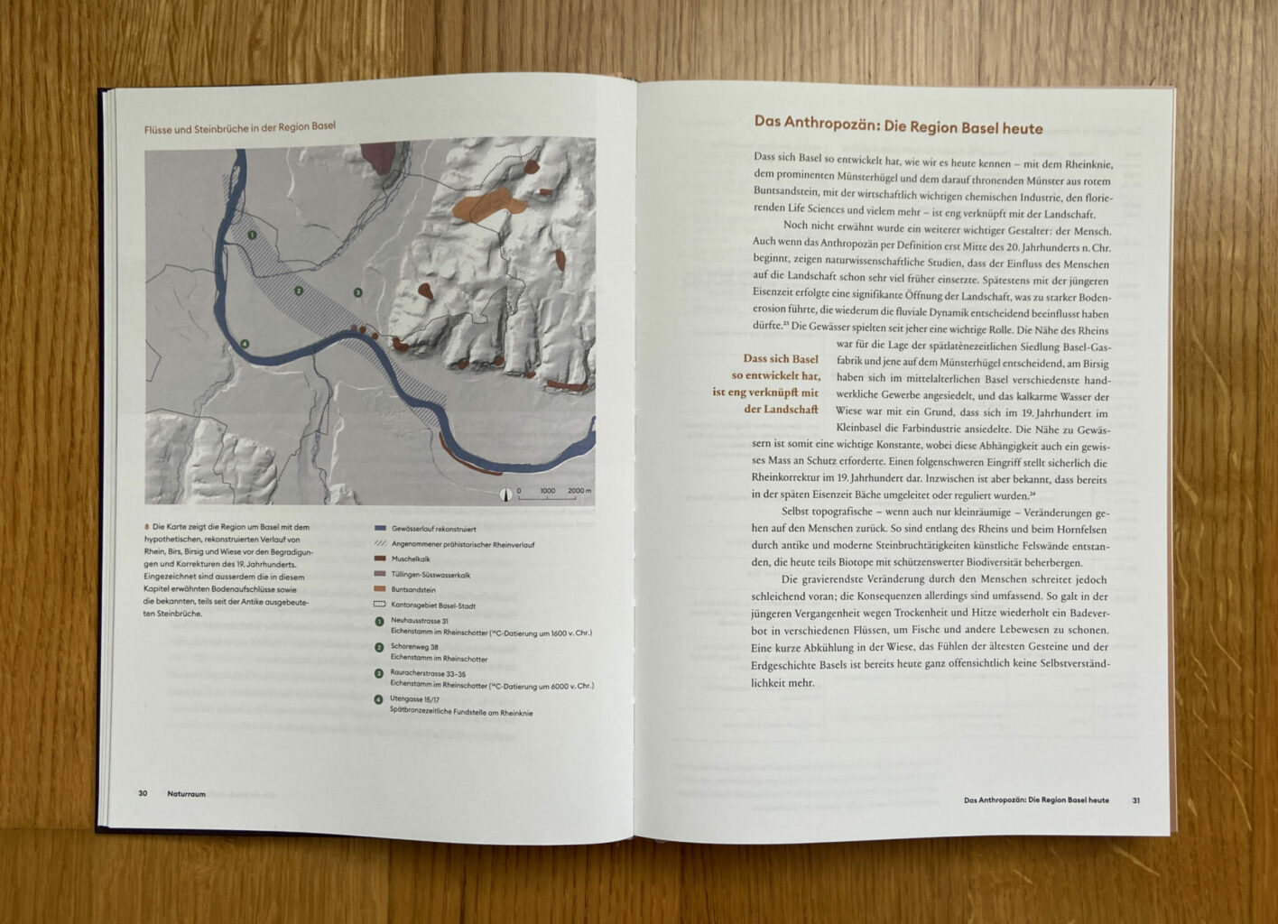 Der Rhein und sein Knie: sein einstiger Verlauf? © 2024 Christoph Merian Verlag