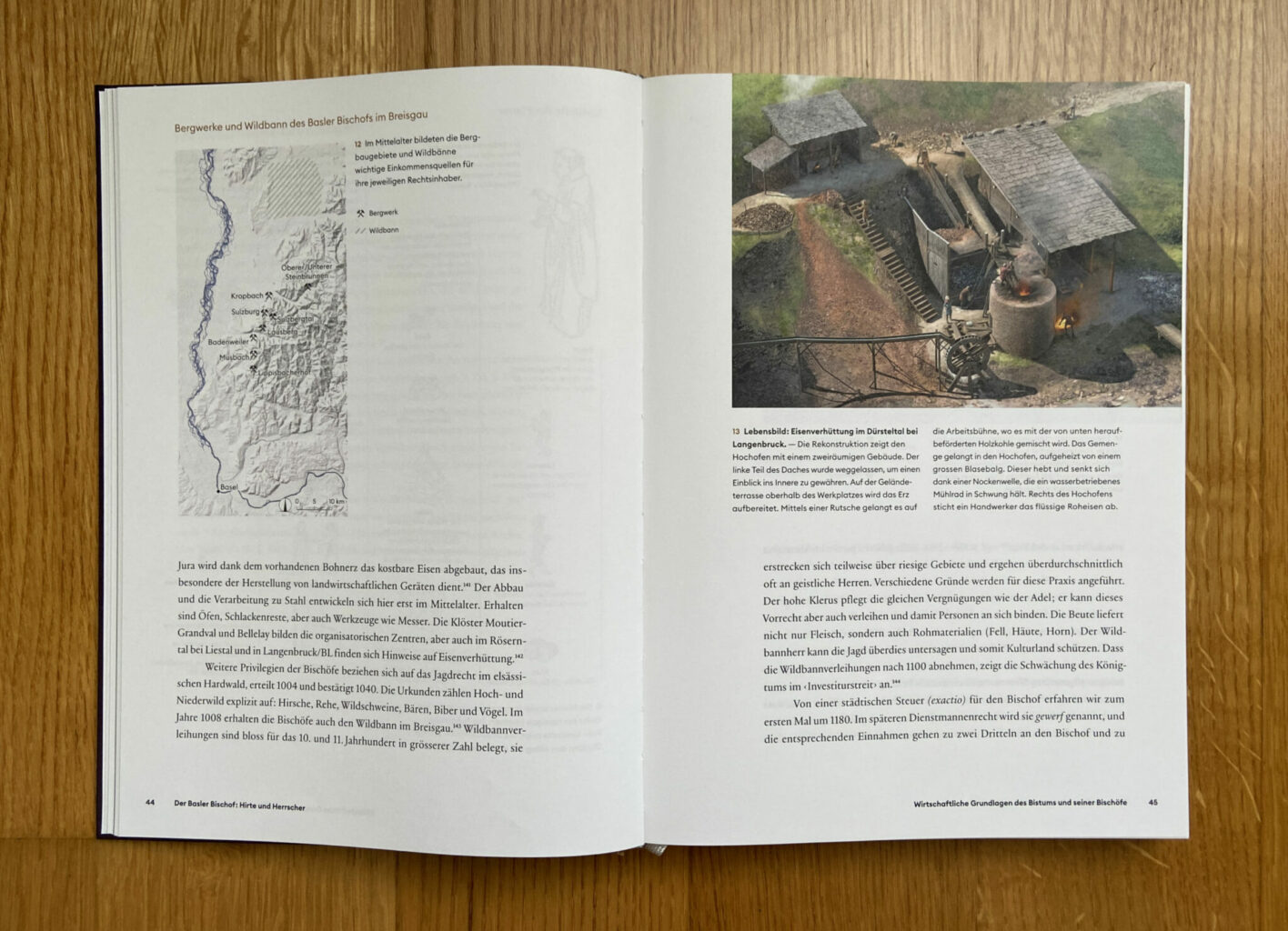 In der Region gab es diverse Eisenbergwerke © 2024 Christoph Merian Verlag
