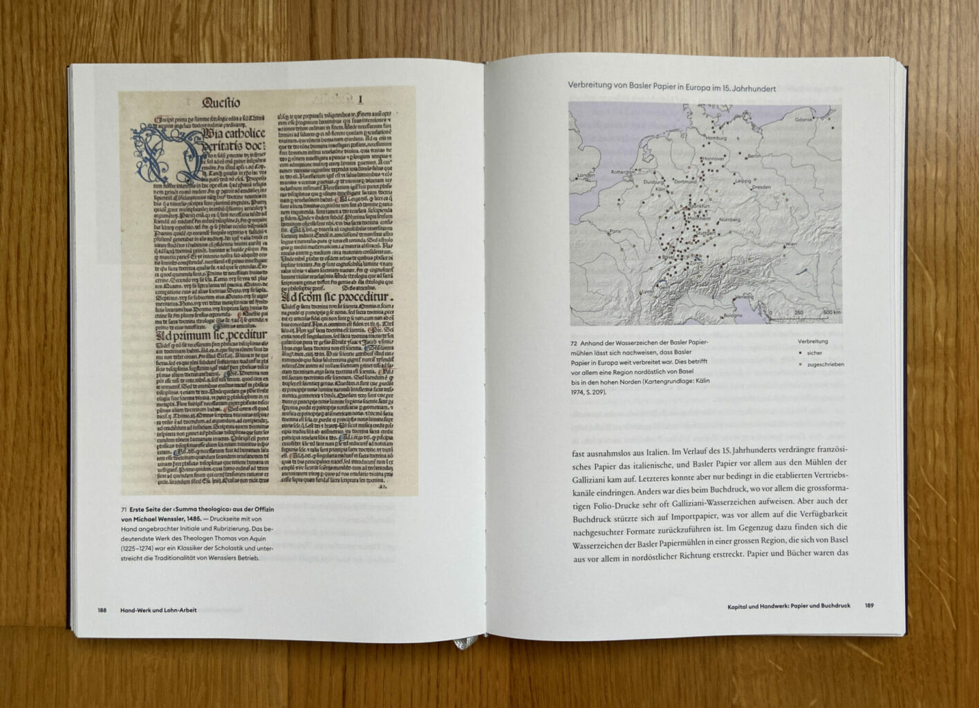Papier aus Basler Produktion fand den Weg nach ganz Europa © 2024 Christoph Merian Verlag