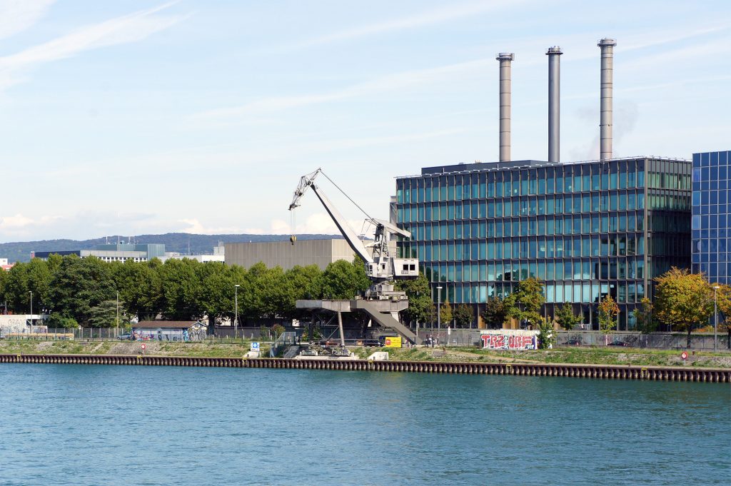 Der neue Hafenkran © Architektur Basel