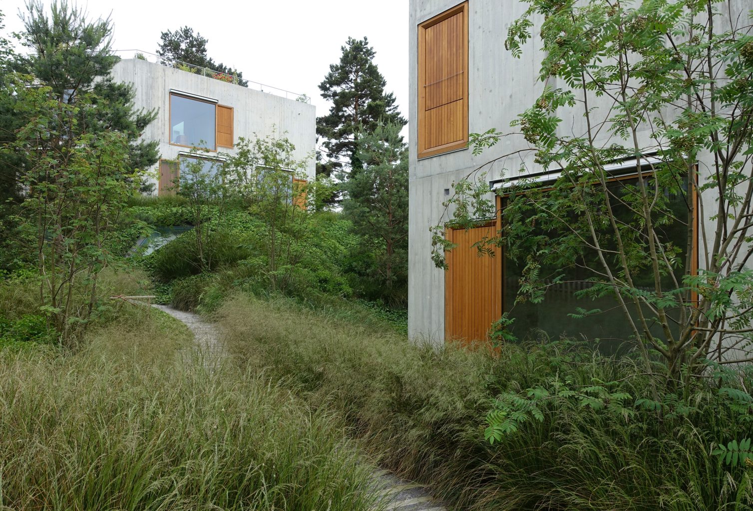 Zwei Doppeleinfamilienhäuser Rütiring Riehen © Staehelin Meyer Architekten