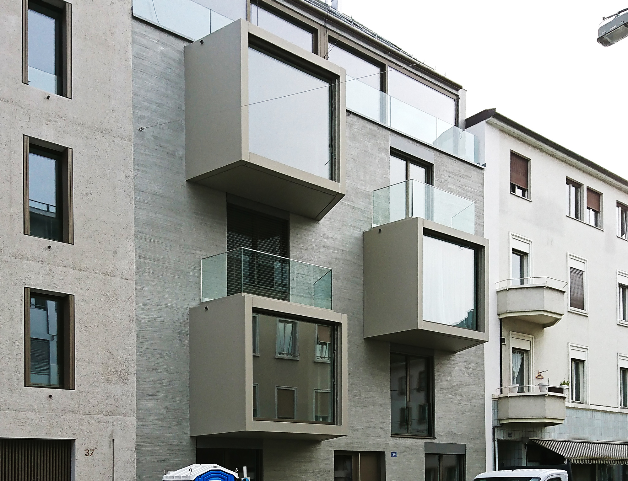 Neubau Leimenstrasse 39 von Blaser Architekten © Architektur Basel