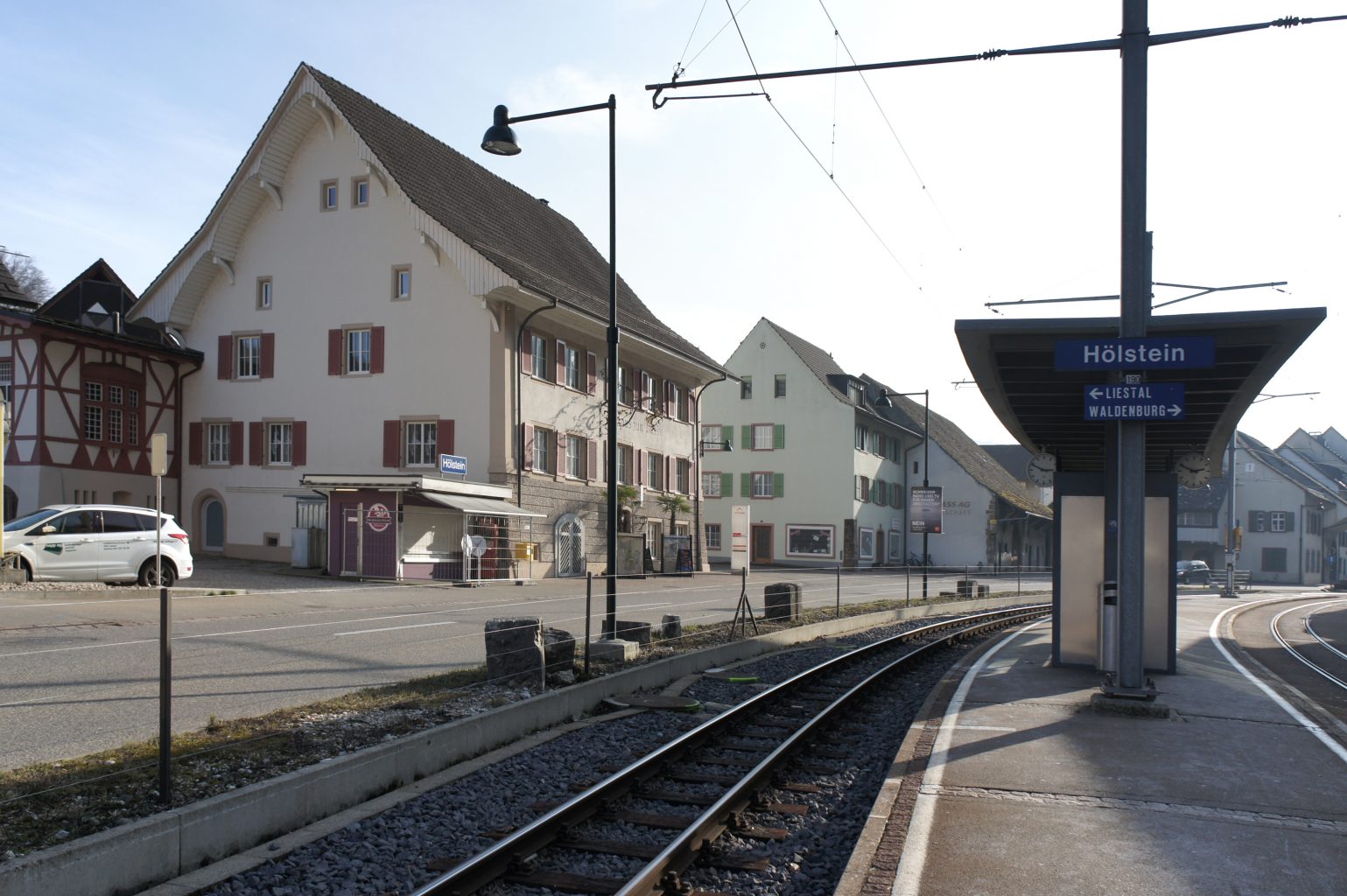 Ensemble aus Gasthaus, Zehntenscheune und Bauernhaus, Hölstein © Architektur Basel