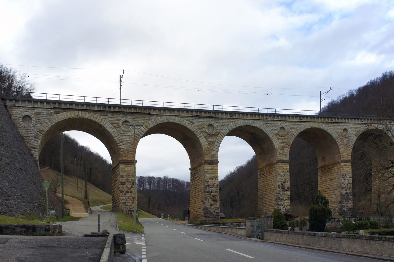 Eisenbahnviadukt, Rümlingen © Architektur Basel