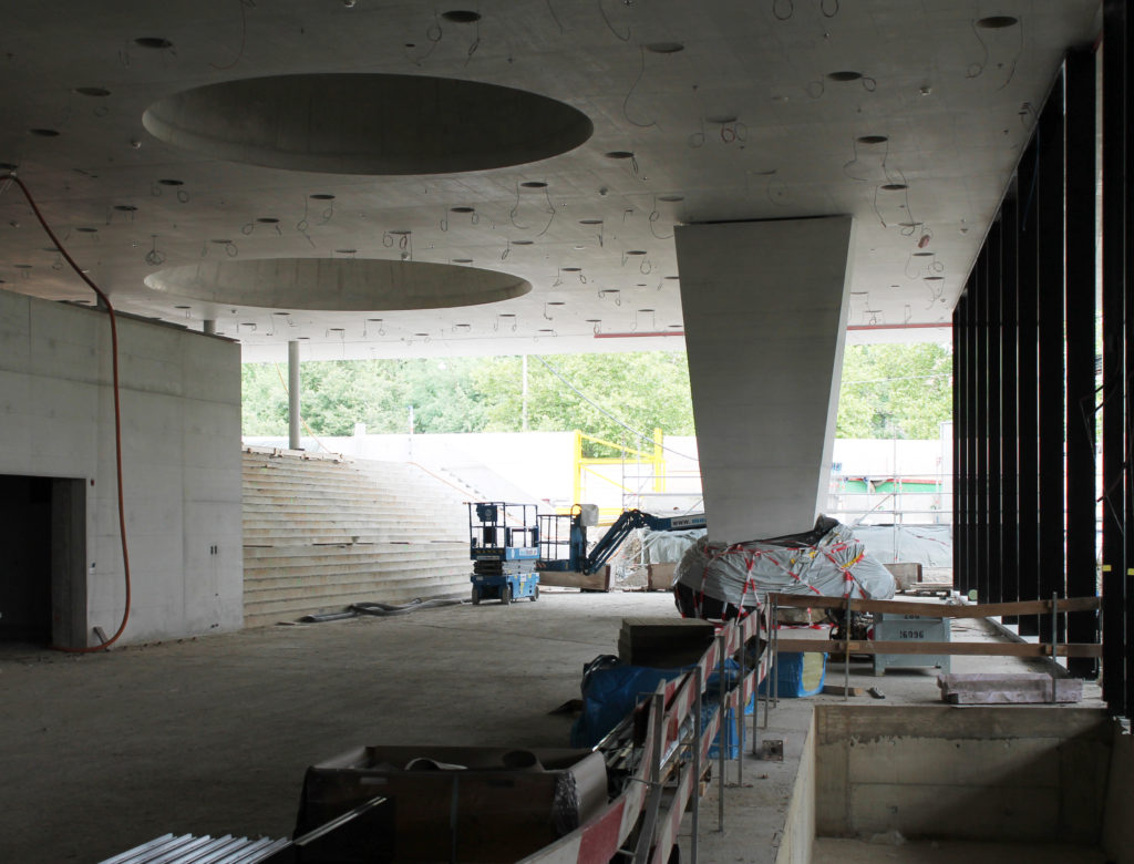 Baustellenbesuch St. Jakobshalle