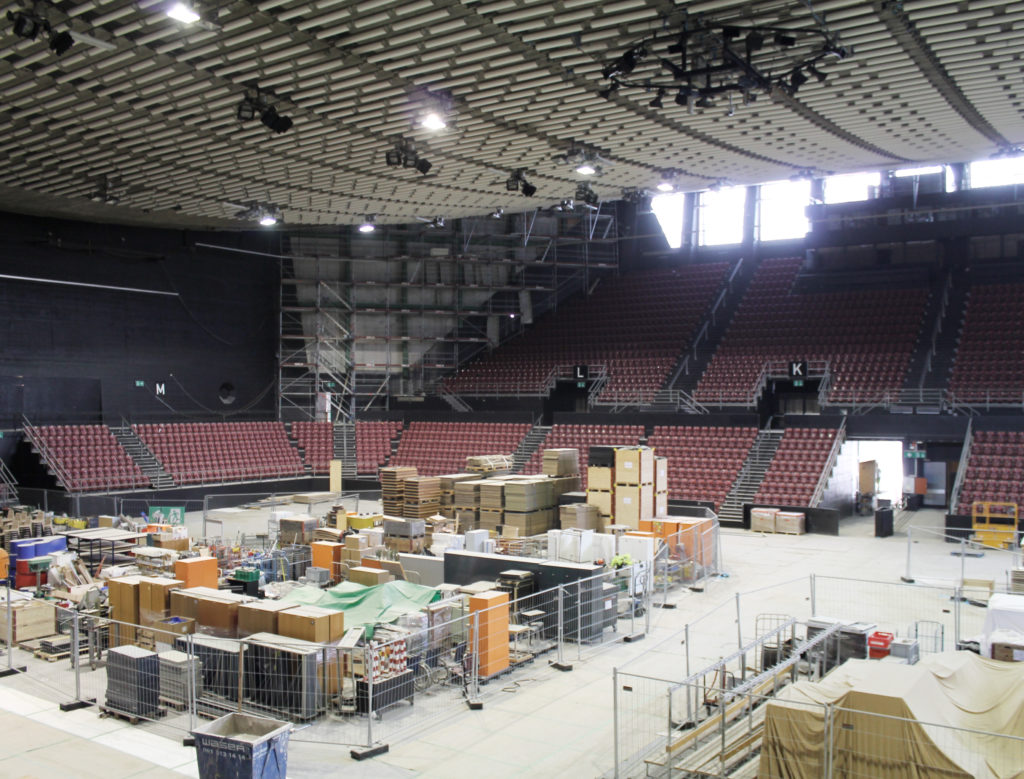 Baustellenbesuch St. Jakobshalle