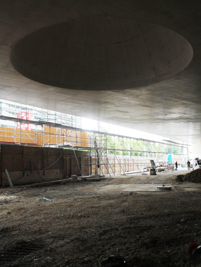 Baustellenbesuch St. Jakobshalle