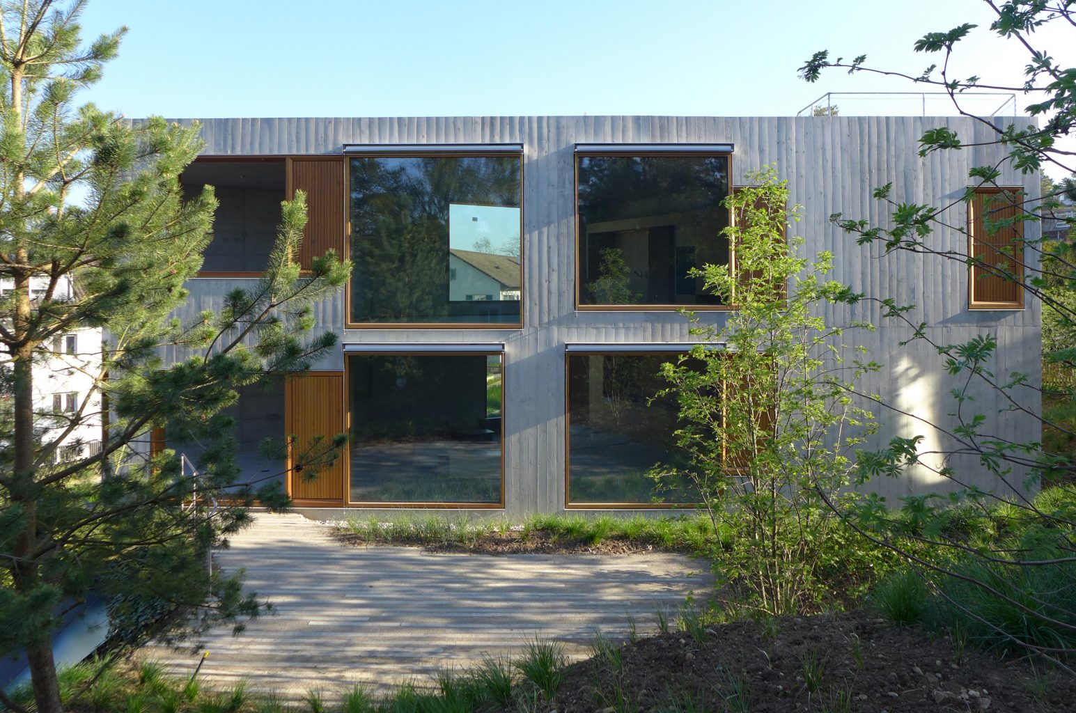 Zwei Doppeleinfamilienhäuser Rütiring Riehen © Staehelin Meyer Architekten