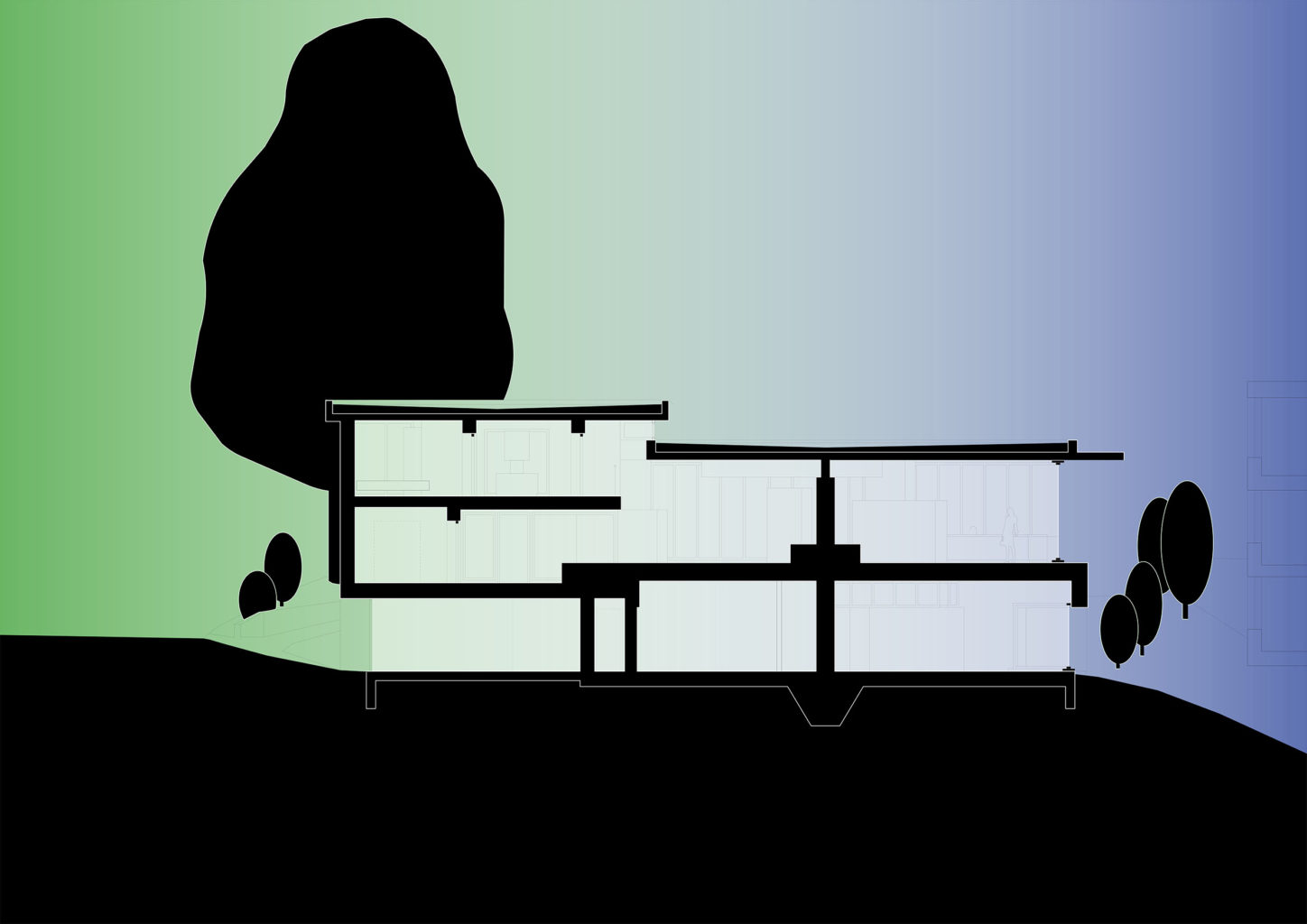 «Laterne» und «Höhle» auf Tuchfühlung © Notaton