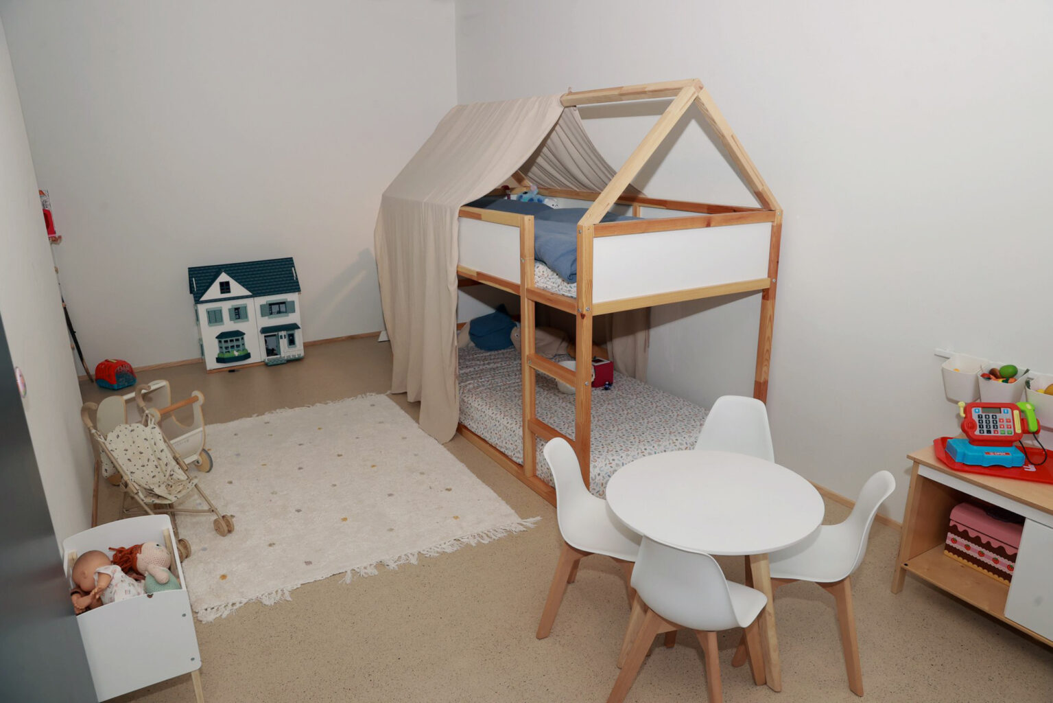 Das Kinderzimmer der Mädchen.