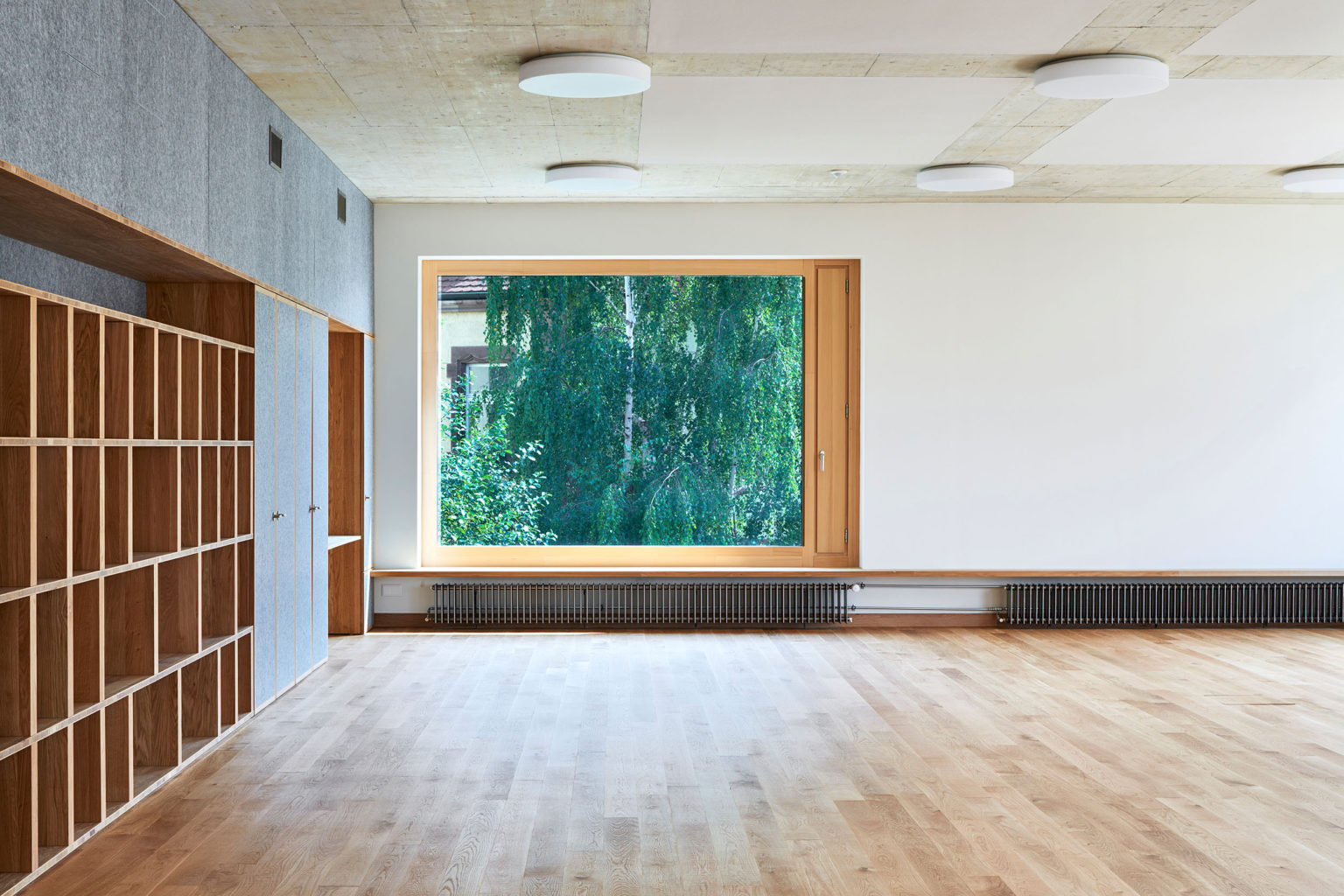 Neubau Primarschule Erlenmatt © Fotografie Roman Weyeneth