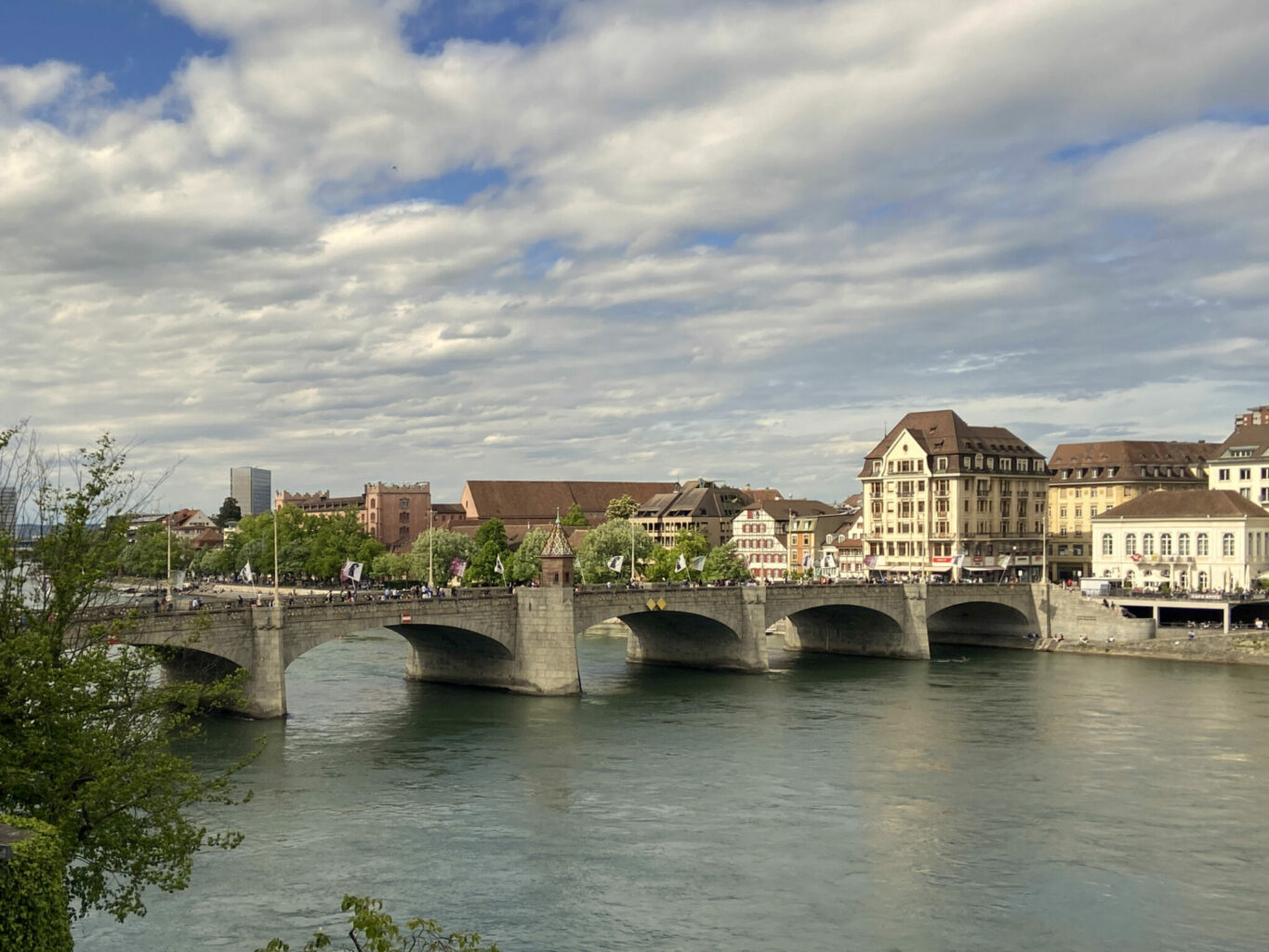 Die wichtigste, aber vermutlich nicht die erste Basler Brücke über den Rhein, Foto: © Architektur Basel