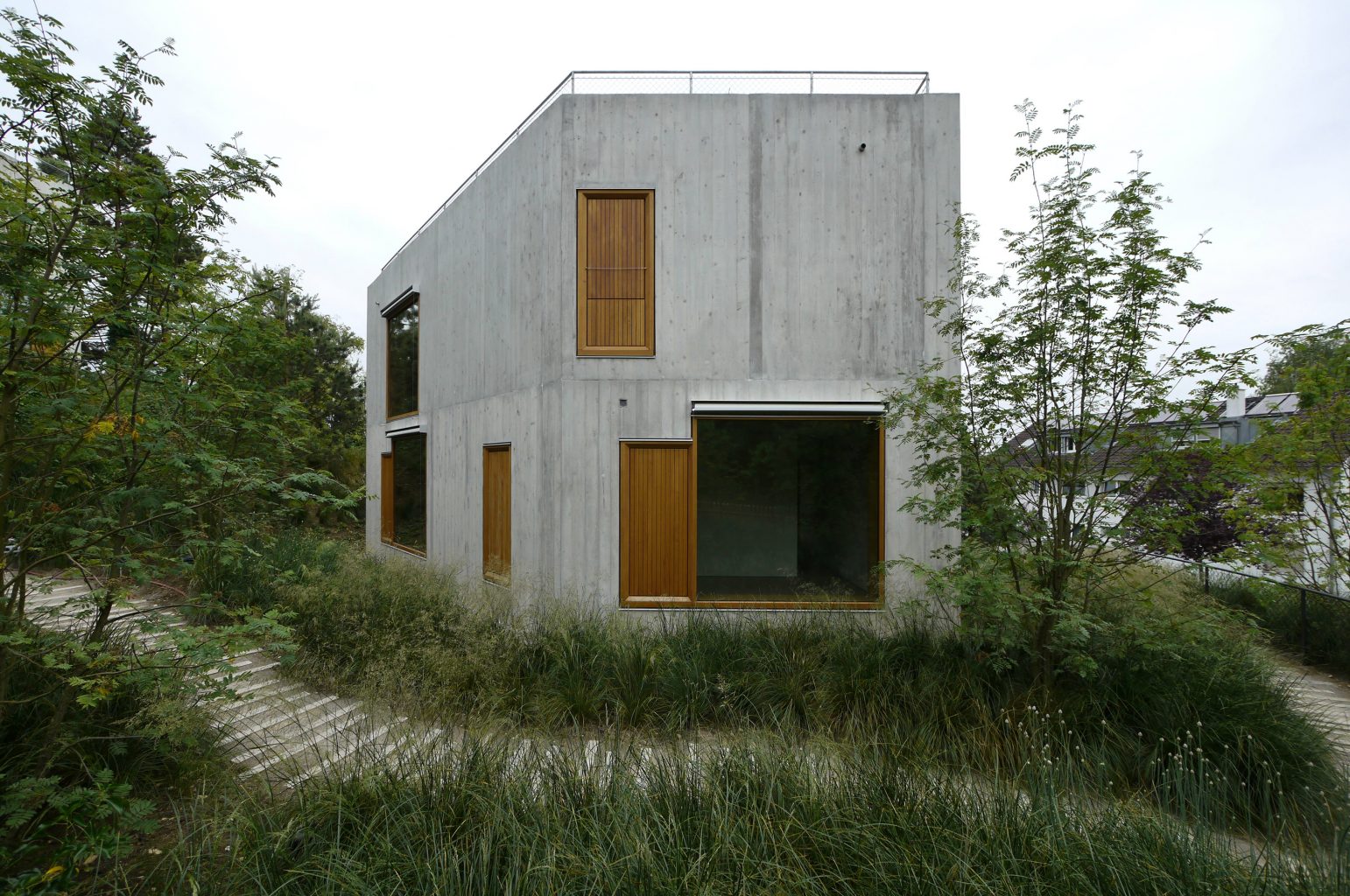 Zwei Doppeleinfamilienhäuser Rütiring Riehen © Staehelin Meyer Architekten