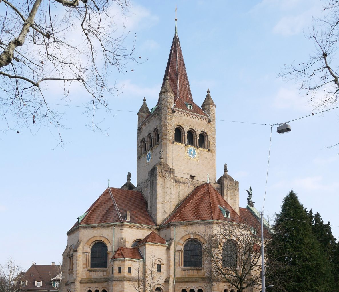 Pauluskirche Basel, Robert Curjel & Karl Moser, 1899 -1901 © Architektur Basel