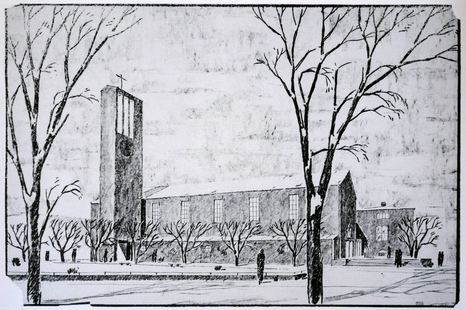 Kirche Don Bosco von Hermann Baur (1934-37) © Architekturmuseum Basel