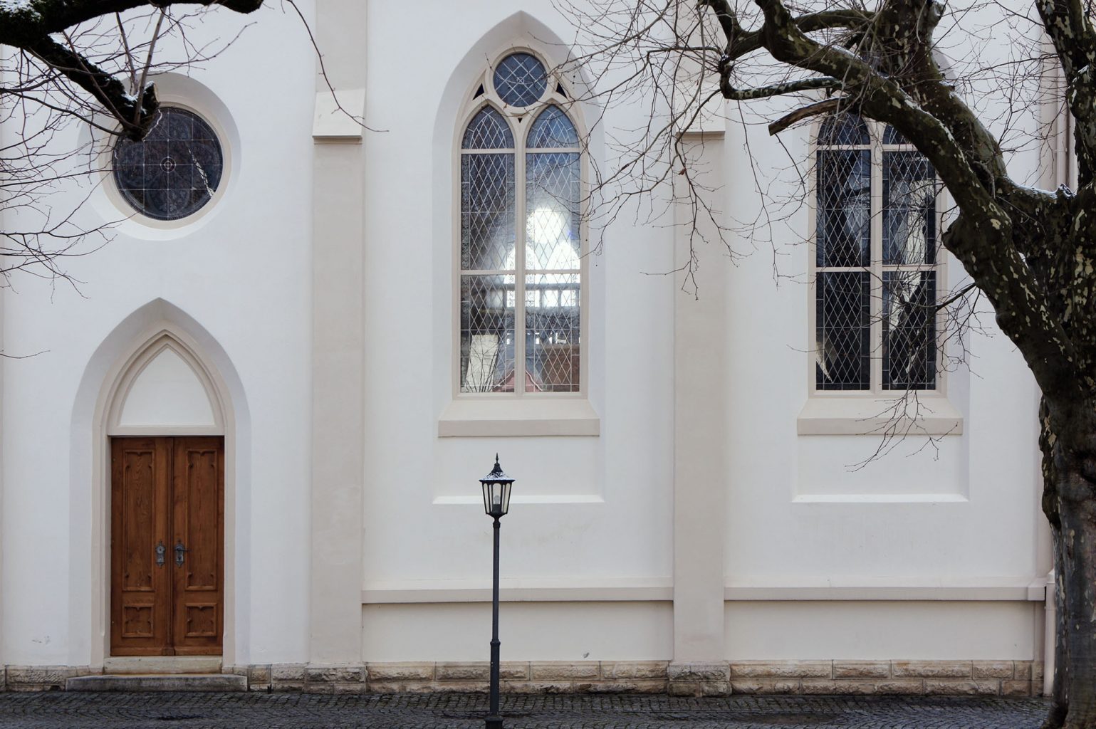 Reformierte Kirche St. Martin, Nordfassade, Kilchberg BL © Architektur Basel