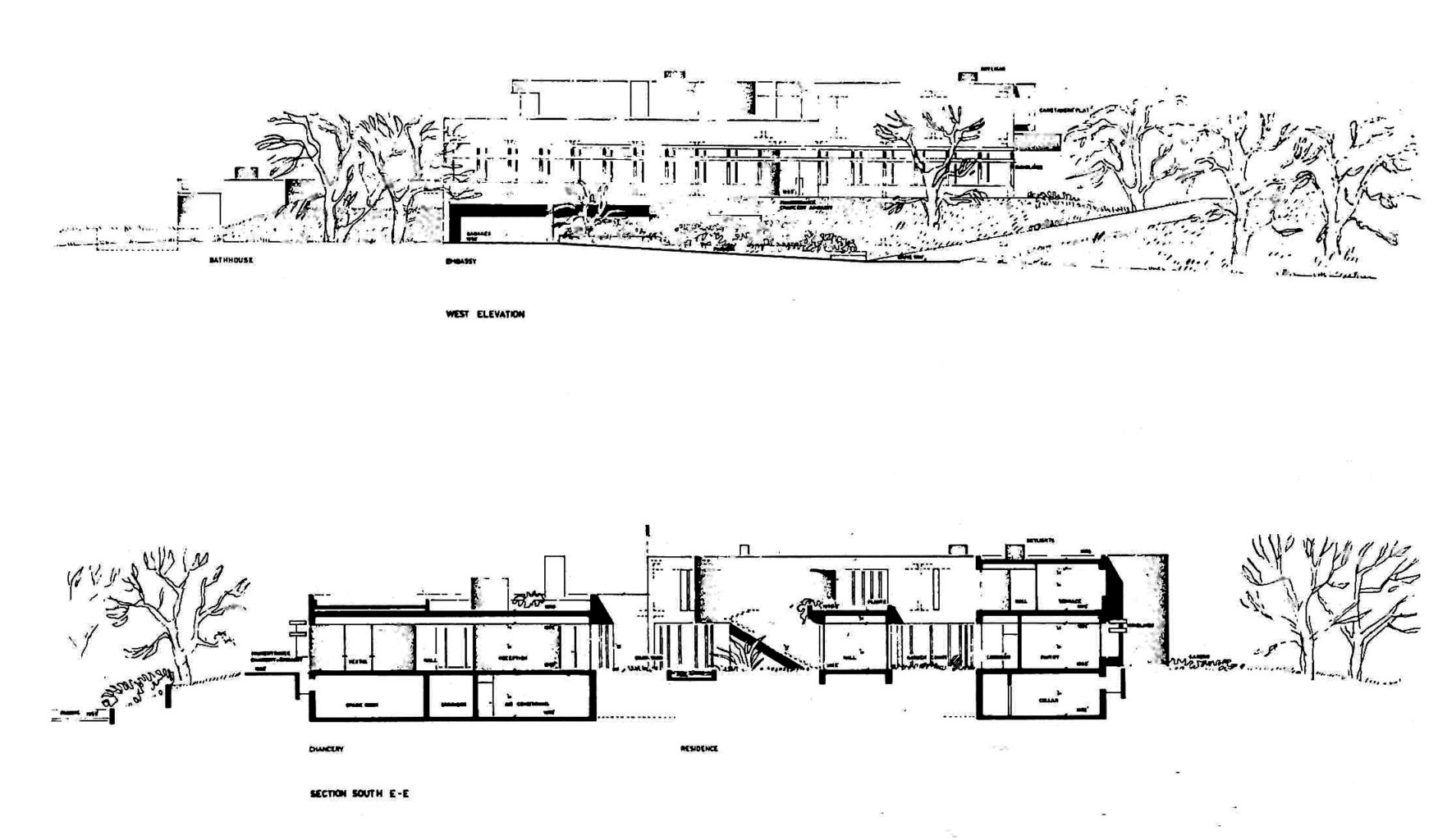 Schweizer Botschaft Canberra (1969 – 1975) von Hermann Baur