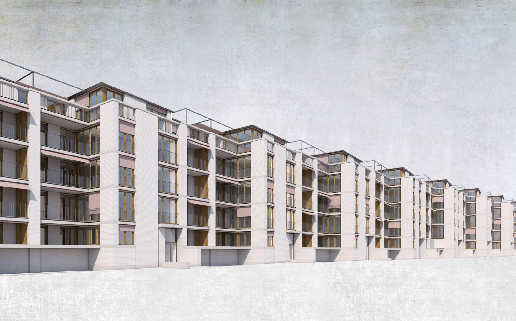 Burgfelderstrasse | Strassenfassade Prozessbild ©Nord Architekten