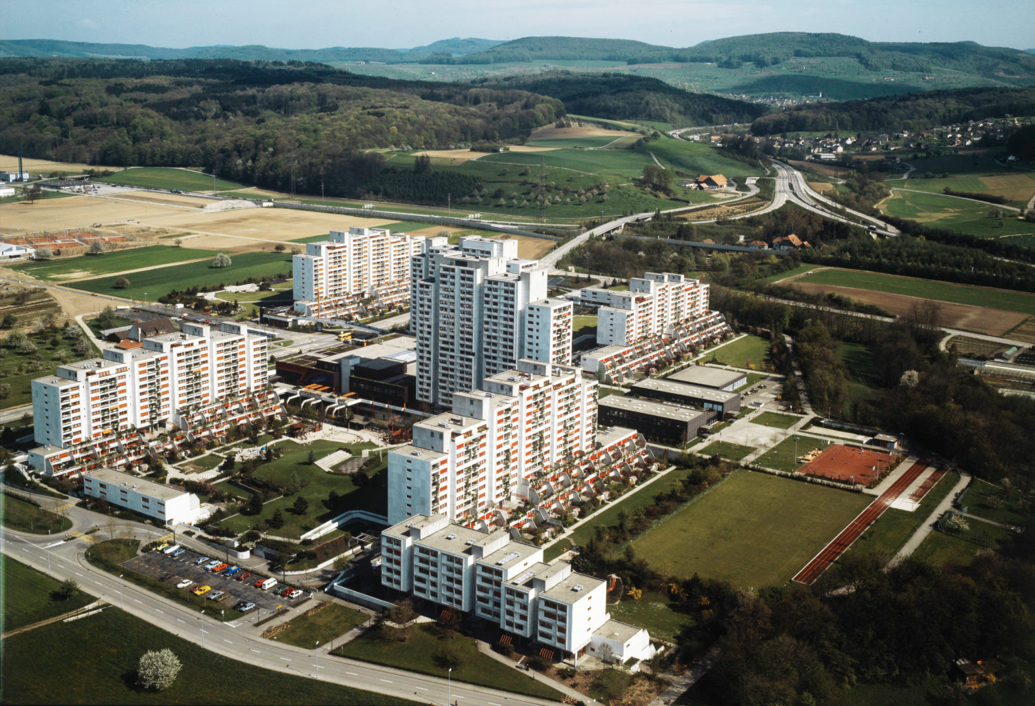 Überbauung Liebrüti in Kaiseraugst © Swissair Photo AG