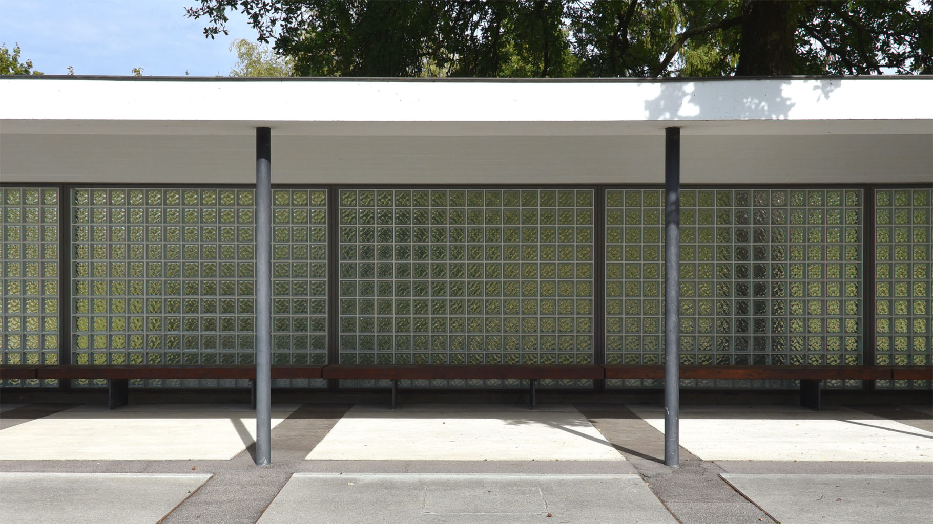 Friedhofskapelle Allschwil 1955 © Architektur Basel