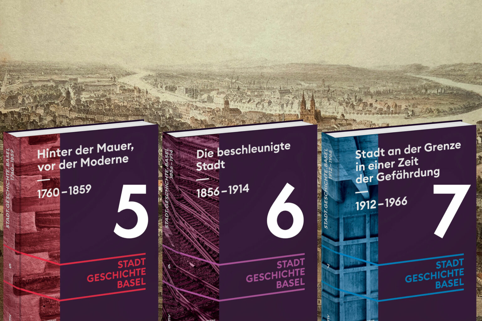 Die Bände 5, 6 und 7 behandeln die Zeit zwischen 1760 und 1966