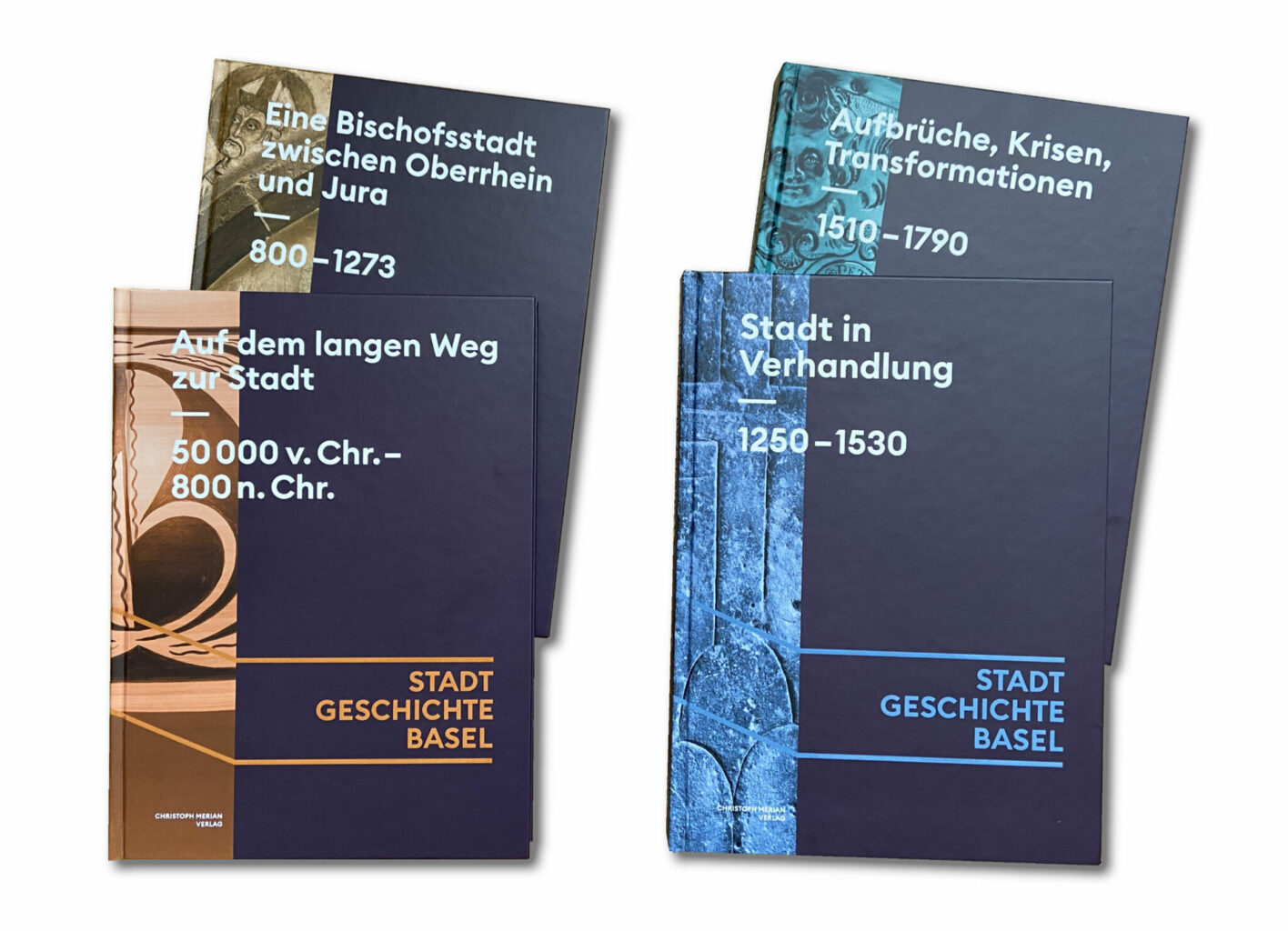 Stadt.Geschichte.Basel Band 1-4 sind nun erschienen © 2024 Christoph Merian Verlag