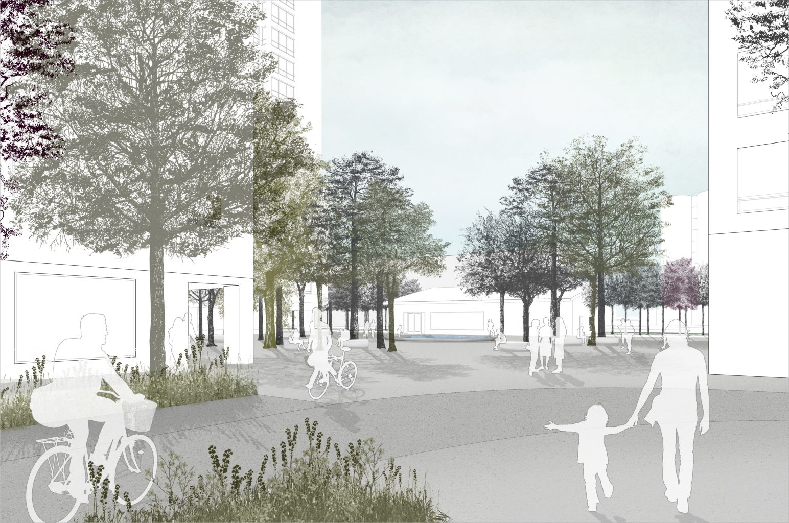 VanBaerle-Areal Münchenstein © jessenvollenweider architektur, HHF Architekten und GWJ Architektur