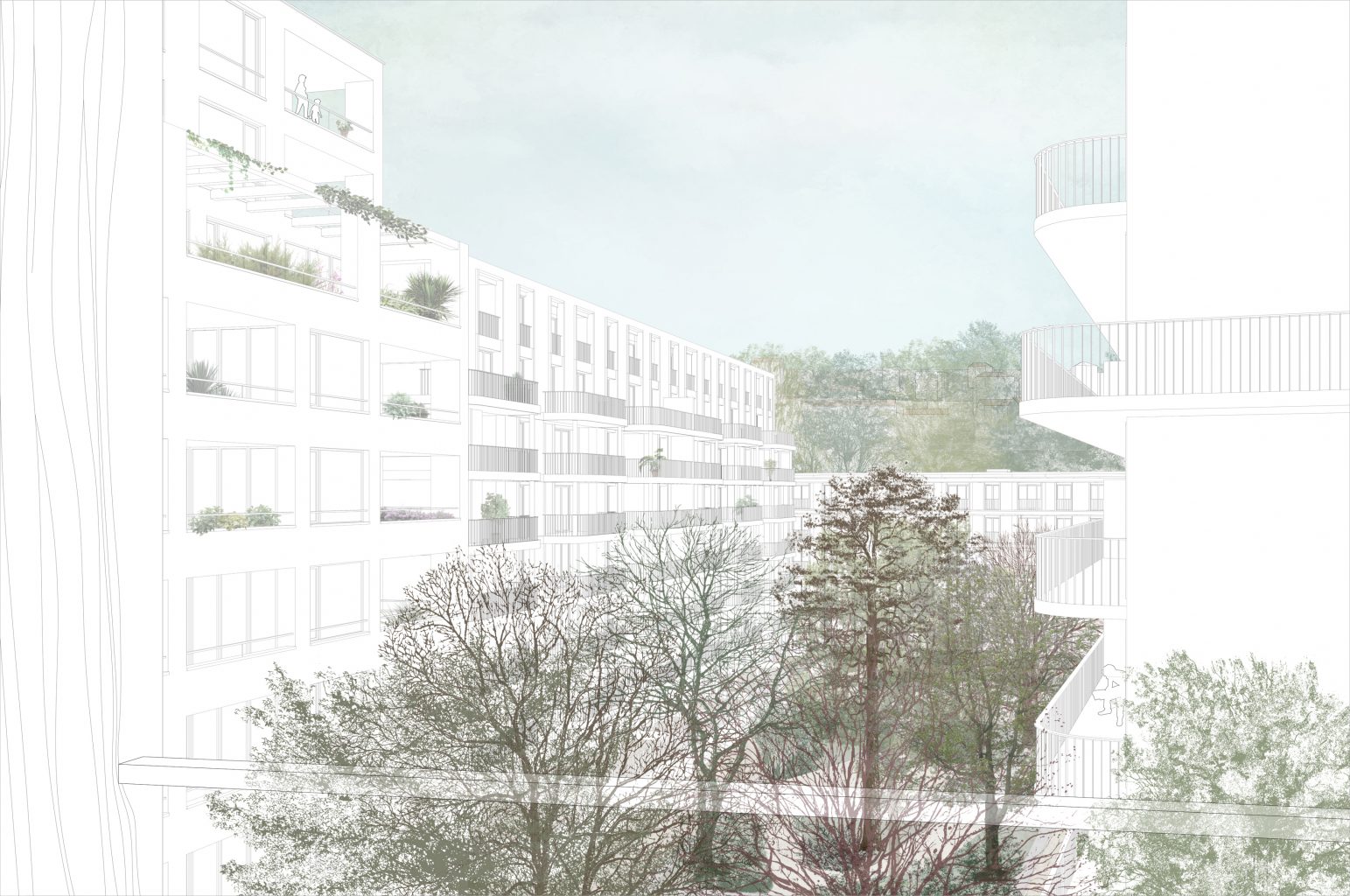 VanBaerle-Areal Münchenstein © jessenvollenweider architektur, HHF Architekten und GWJ Architektur