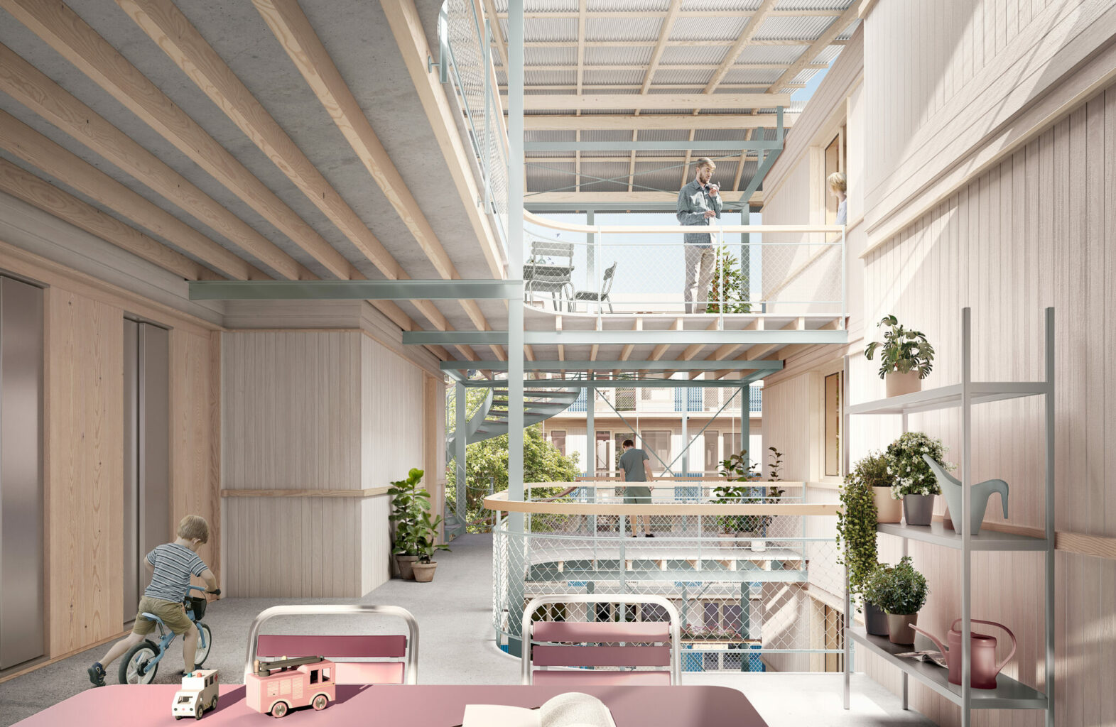 Walkeweg Baufeld B, Basel: Die Perita AG darf das Projekt-, Kosten- und Baumanagement als ARGE mit Stereo Architektur ETH BSA SIA, Basel/Zürich betreuen und steht partnerschaftlich dem Generalplaner vor. Architektur: Stereo Architektur ETH BSA SIA