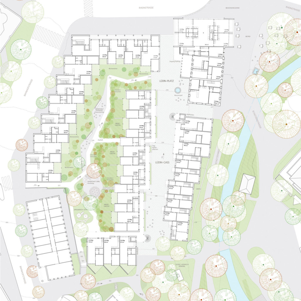 Grundriss 1. Obergeschoss, Quelle: Salathé Architekten