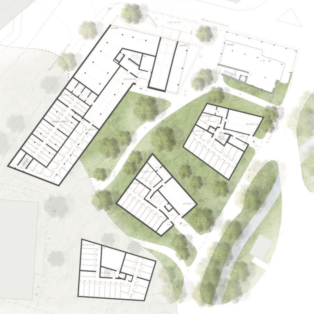 Grundriss Erdgeschoss, Quelle: Jurybericht «Lüdin-Areal»
