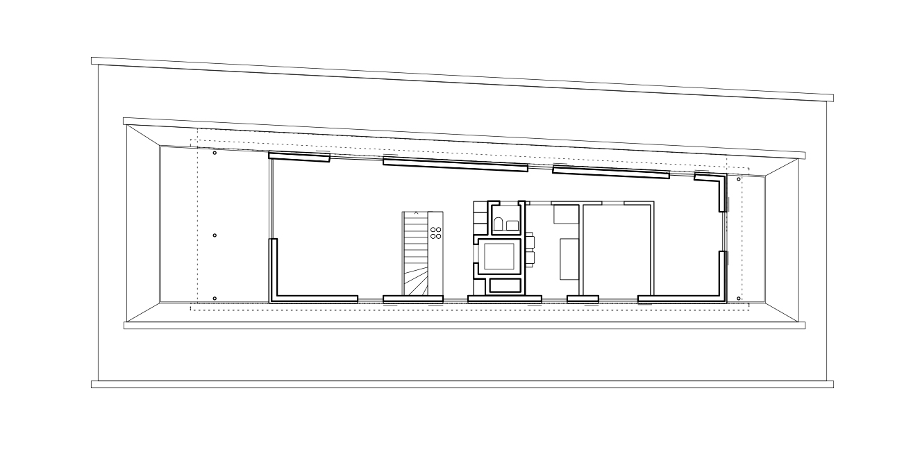 Grundriss Wohnhaus Gatternweg in Riehen © Felippi Wyssen Architekten